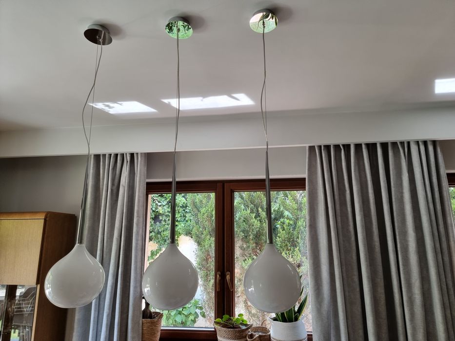 Lampa Zuma line wisząca szklana