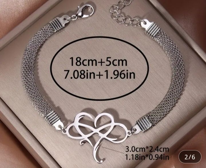 Bransoletka stal nierdzewna