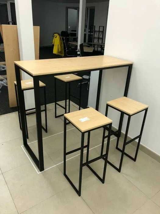 Барний стіл Лофт. Барный стол, барная стойка. Стіл для кав'ярні Лофт.