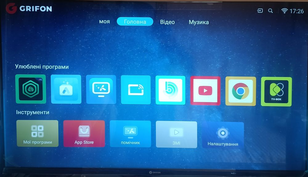Плазма, телевізор 40', smart tv, GRIFON