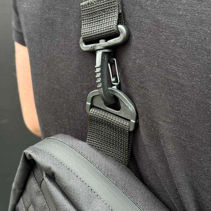 Мужская мессенджер тактическая сумка через плечо барсетка бананка