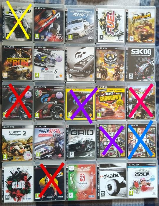 Jogos Magníficos PS3 sem caixa