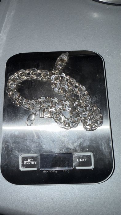 Srebrny lancuszek 103 gramy