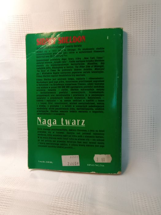 Naga twarz. Sidney Sheldon