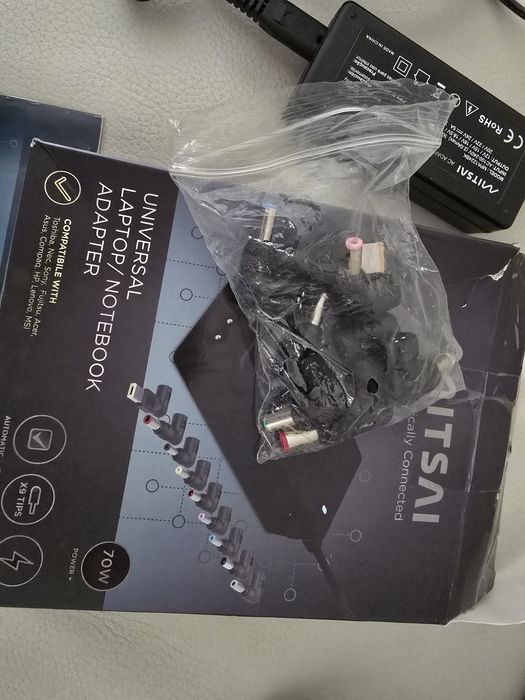 Adaptador Universal para Portátil/Notebook Mitsai de 70W.