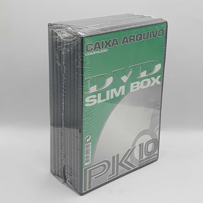 Caixas Slim Box DVD PK10