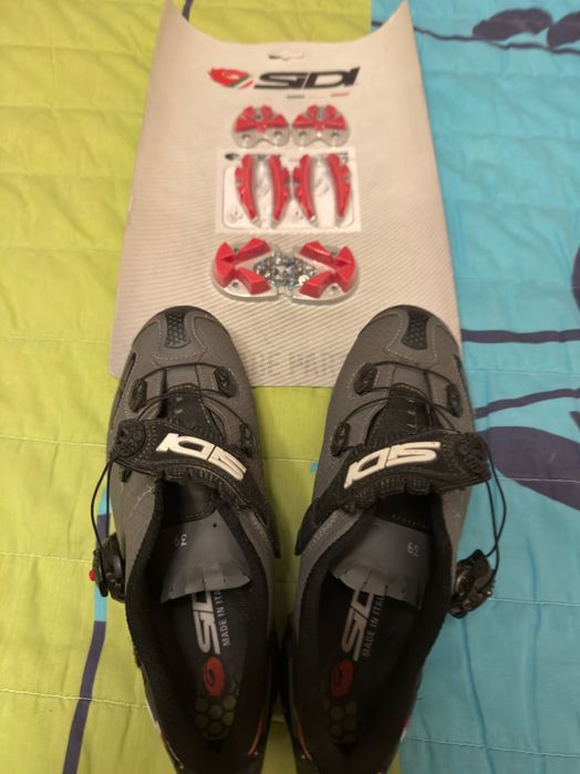 Sapatos BTT Sidi Drako 2 SRS com sola em carbono (modelo topo de gama)