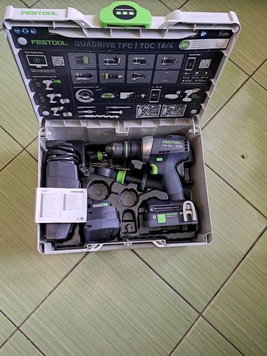 Festol wiertarko wkrętarka udarowa Tpc 18 l - Basic quadrive.2023rok