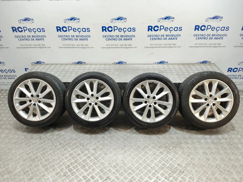 Conjunto de jantes 16 originais Seat Ibiza IV 6J Facelift FR 7J ET43