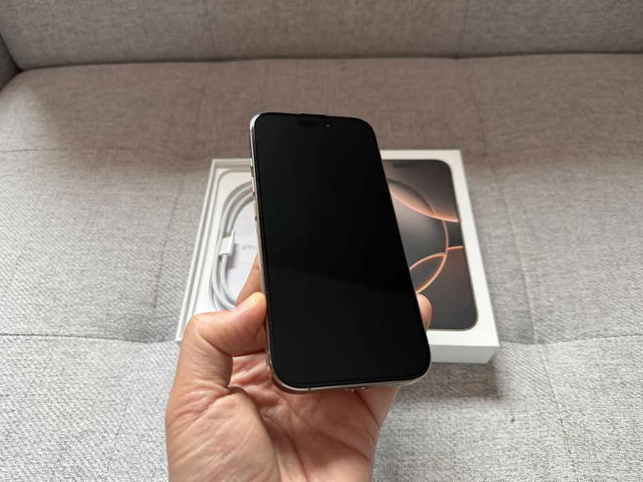  Apple iPhone 16 Pro Max 256GB Deser Titanium  I Bateria 91% I Komplet
