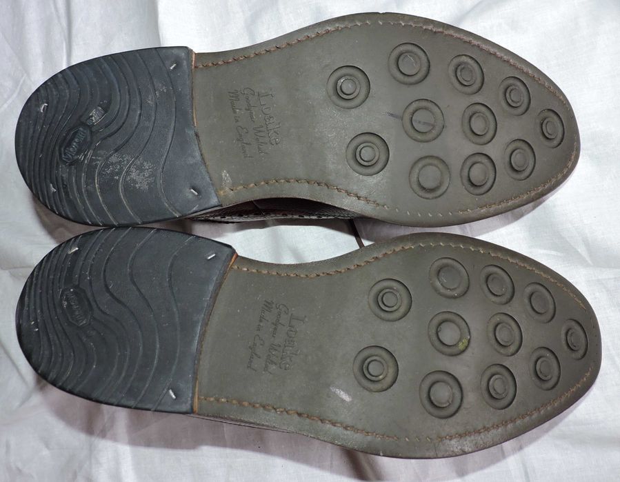 Кожаные туфли челси броги оксфорды Loake 42р