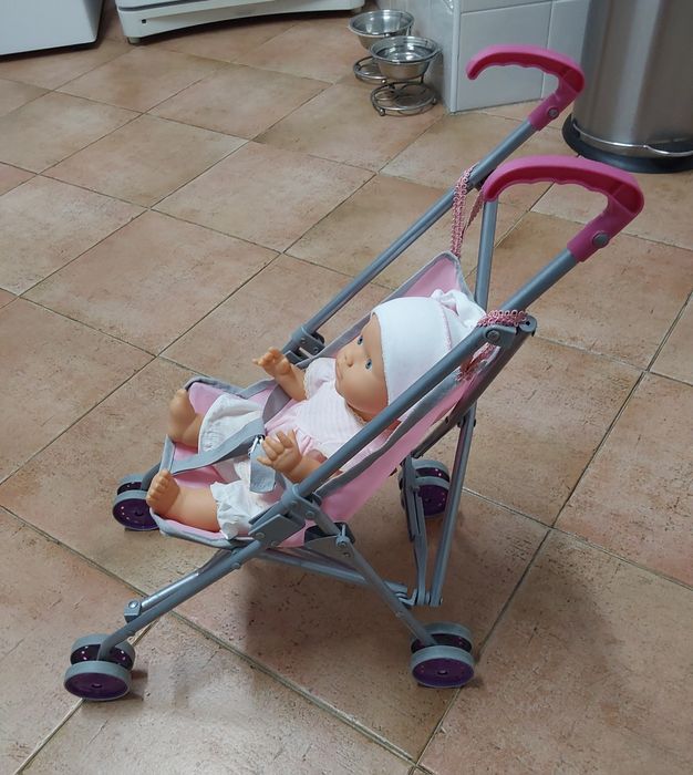 CARRINHO BEBÉ,Boneca, BRINCAR.Casa,Sala,Quarto,Jardim,Passeio.Didático