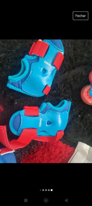 Patins de criança do 19/20 e 30/32 com proteções