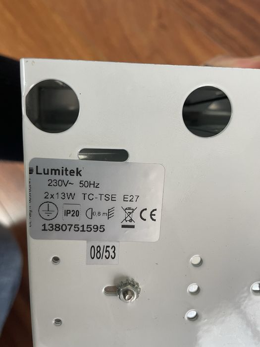 4 focos de teto Lumitek como novos