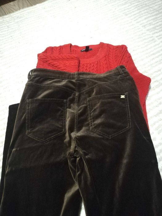 Sweter czerwony Mango, r. S