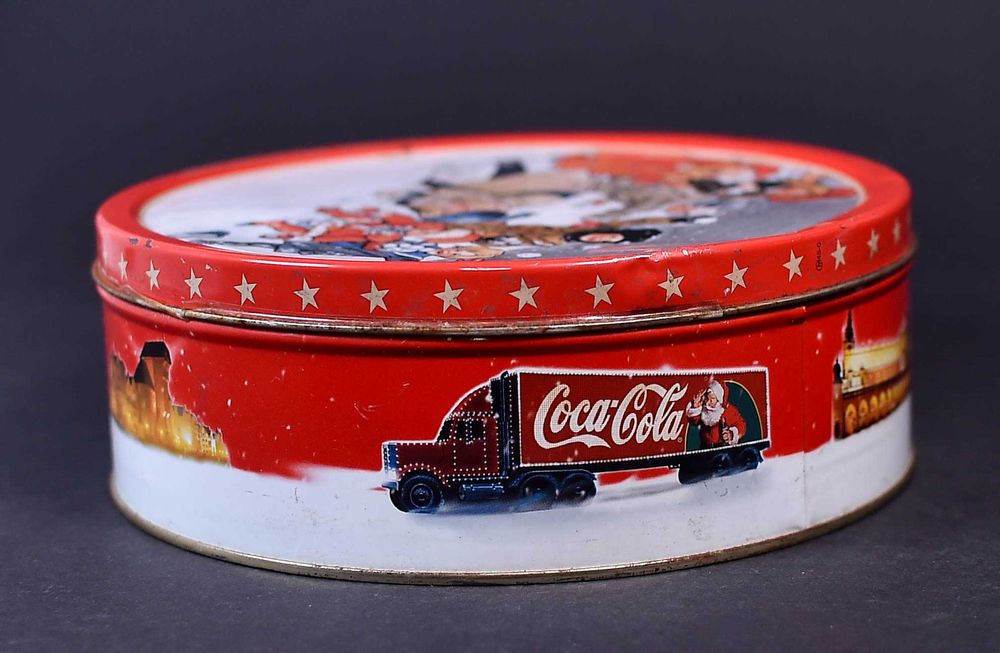 Pudełko Coca Cola Okrągłe 19cm