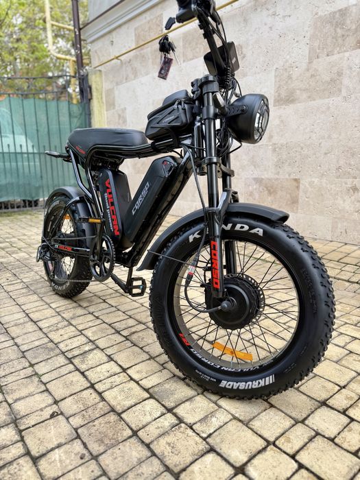 Електроскутер Corso VULCAN 1200Вт, фетбайк, електровелосипед