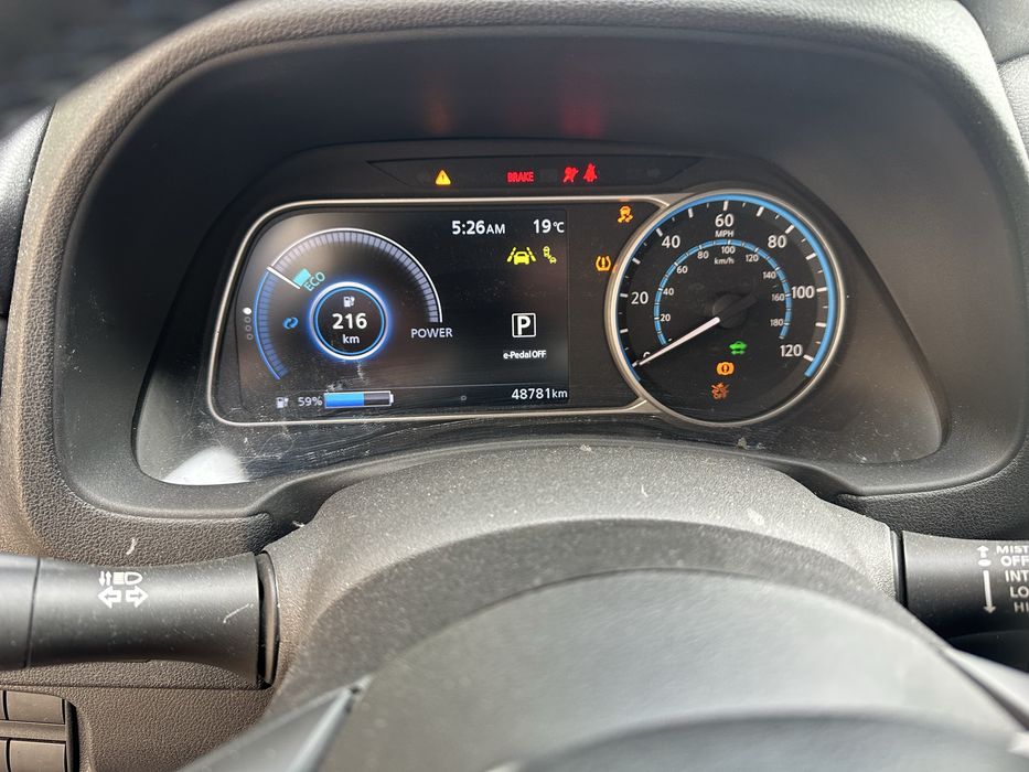 Батарея 62 кВт 92% Акумулятор Nissan Leaf 2019 року малий пробіг