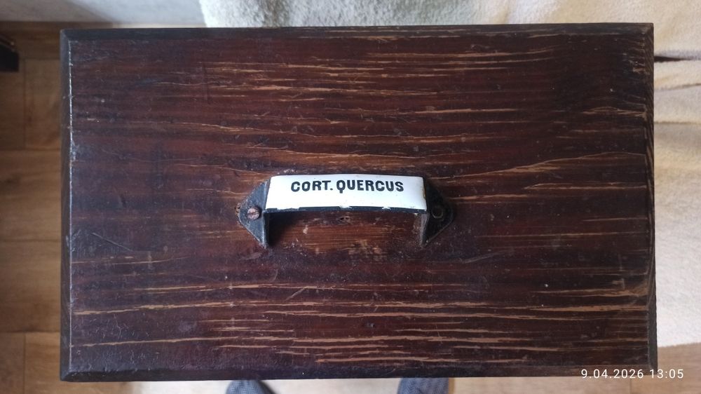 Wielka Szuflada Apteczna CORT. QUERCUS– 2 RP, Chrzanów, Loft, Vintage