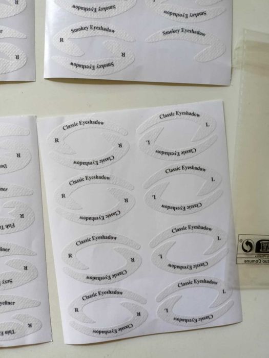 Szablon do kreski eyeliner