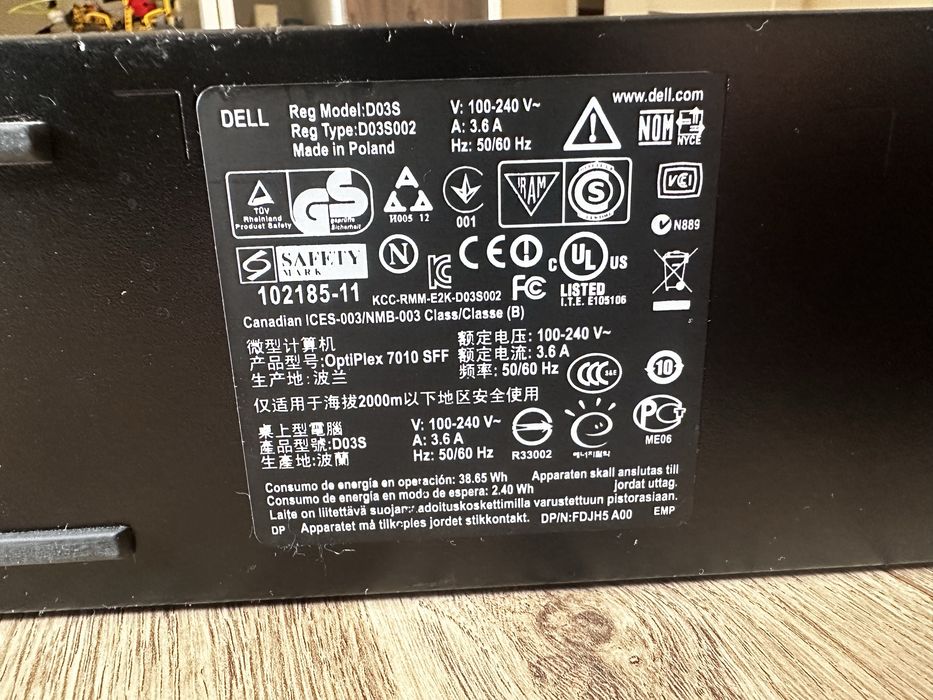 Komputer Del OPTIPLEX 7010