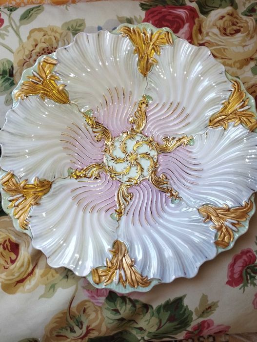 Miśnia. Duża Patera 29 cm w I gat .Lata po 1850