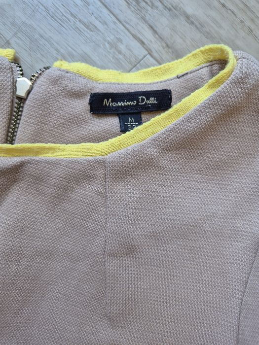 Cudna bluzka Massimo dutti S/M beżowo żółta masełkowa