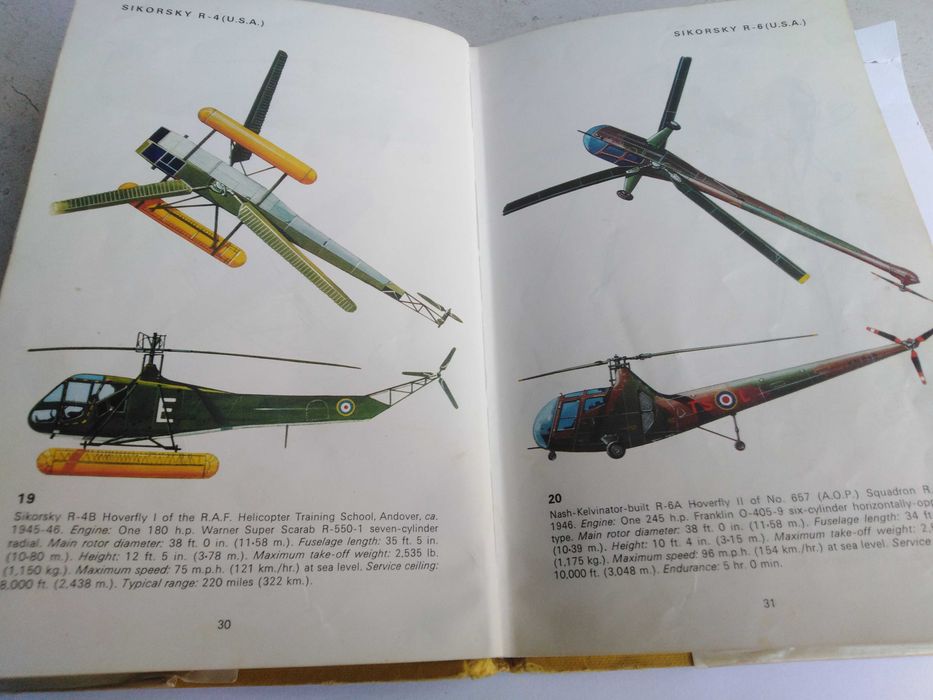 Livro sobre Helicópteros.