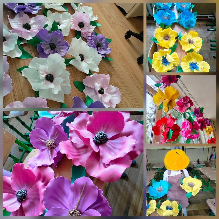 Квіти великі, квіти для декору