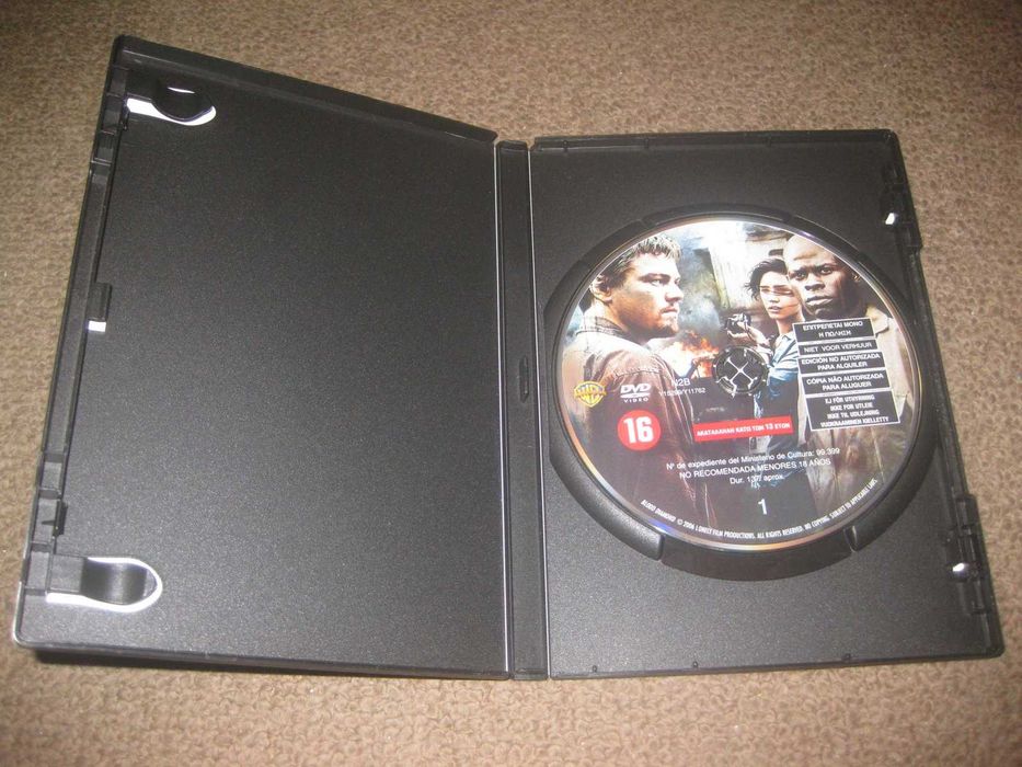 DVD "Diamante de Sangue" com Leonardo DiCaprio