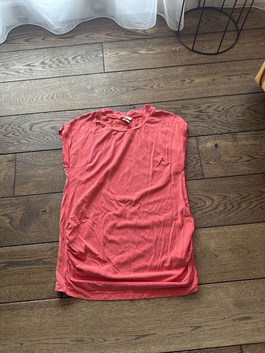 Bluzka ciàżowa , piękny koralowy kolor , rozmiar xs