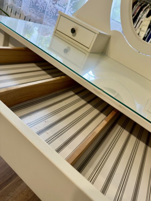 Toaletka IKEA HEMNES z lustrem biała 100x50 cm | Stan bardzo dobry!