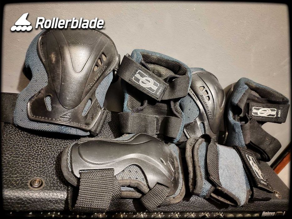 Ochraniacze na rolki ROLLERBLADE Evo Pro Gear | Czarne | Rozmiar L
