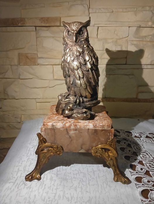 figurka sowa antyczna