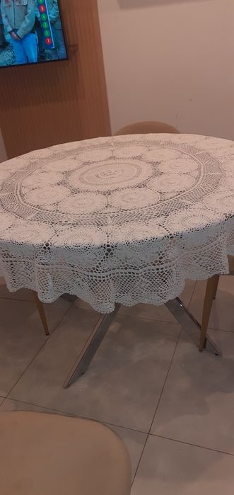 Toalha de mesa em renda