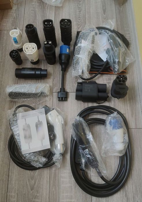 Зарядка Svartex 32А Type1/Type2/Gbt/Tesla 7kw Гарантія 1рік  Європа Америка Китай Накс зарядний пристрій свартекс усі роз'єми