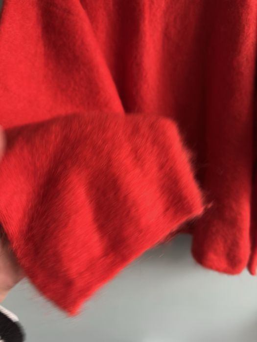 H&M Selection Premium– sweter z moherem i wełną czerwony