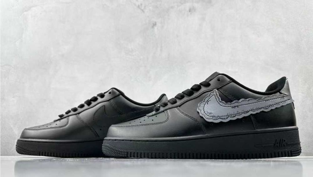Nike Air Force 1 Low '07 Black KAWS Sky High Farm Workwear Edition41