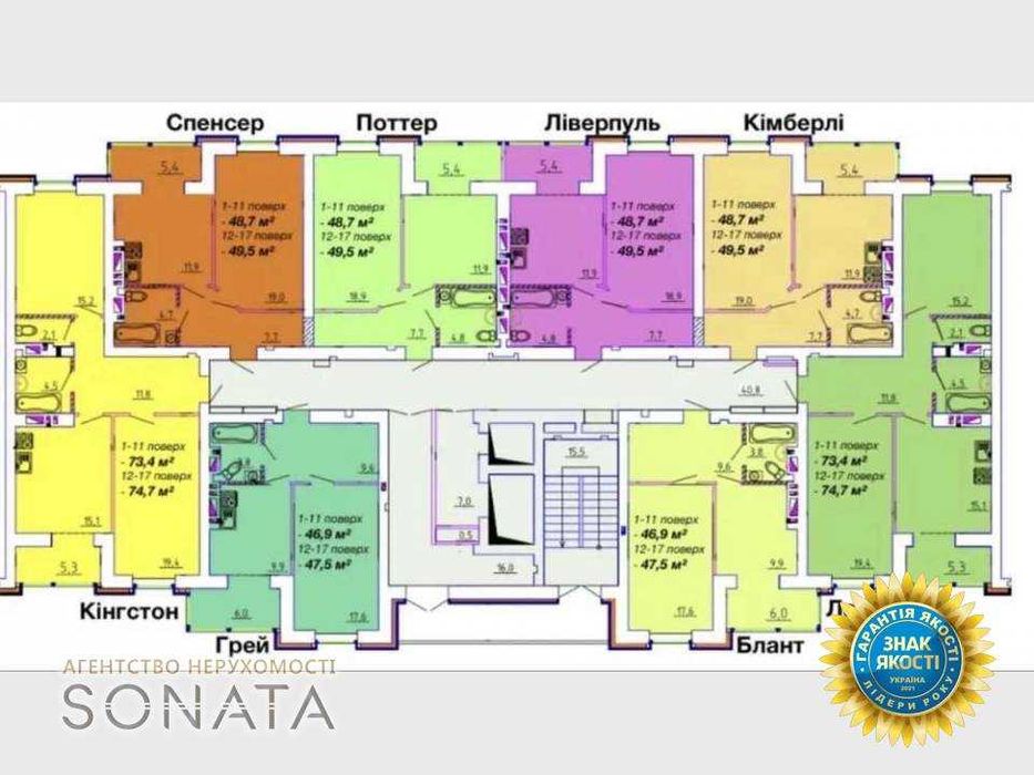 Продаж однокімнатної квартири ЖК Графський,переуступка