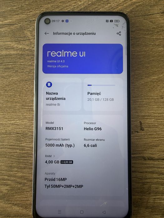 REALME 8I 4/128GB (fioletowy )