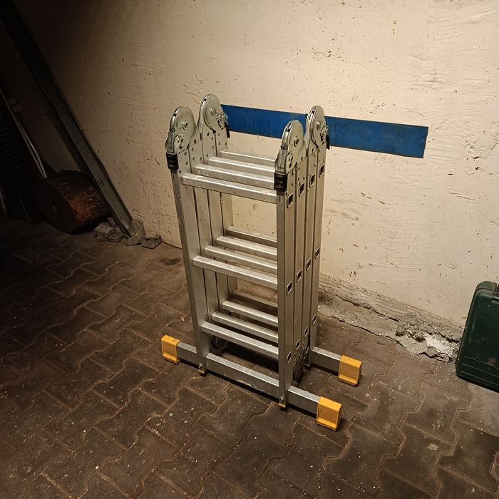 Solidna drabina aluminiowa składana