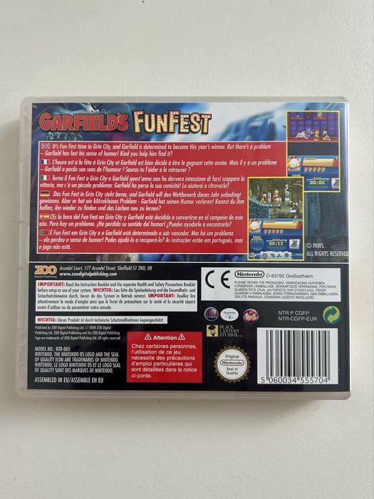 Garfield funfest NintendoDs