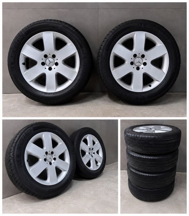 Комплект оригінальних дискив з резиною Mercedes R17 .5x112