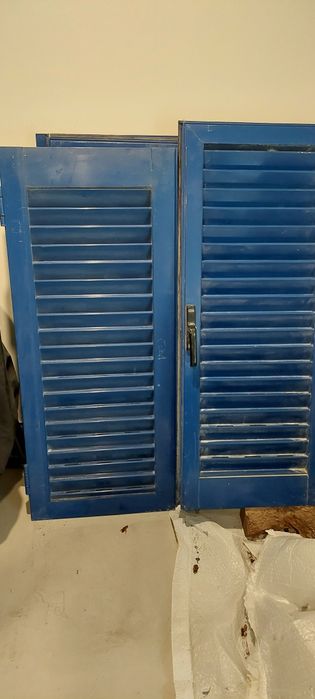 2 pares de portadas em aluminio