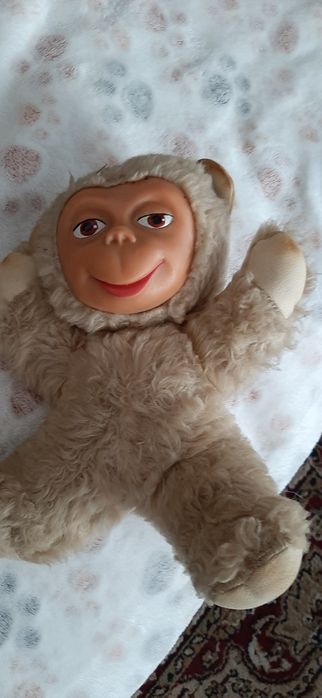 Małpka pluszak prl