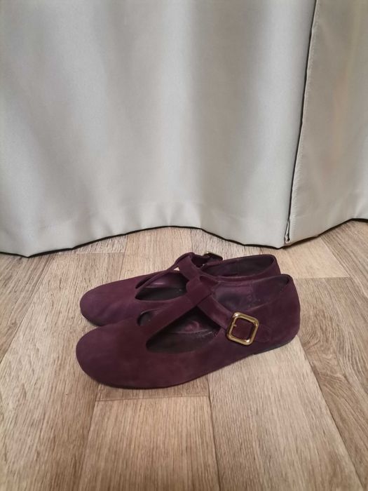 Балетки натуральна замша