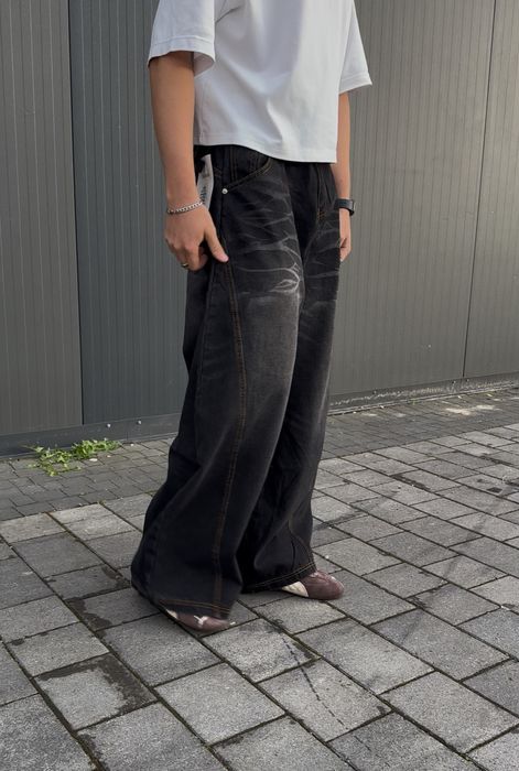 Opium baggy jeans широкі джинси black racer jaded london беггі