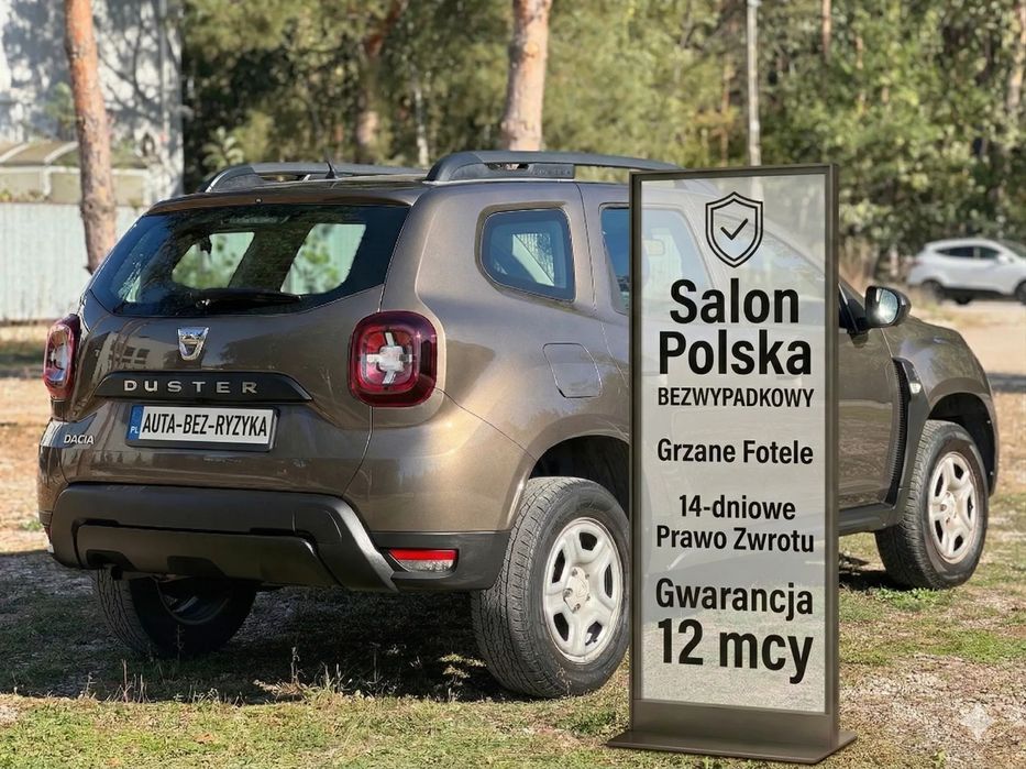 Dacia Duster BEZWYPADKOWY Salon Polska 1wł GrzFot/Navi/Kamera 1,6benz IdealnyDoGazu