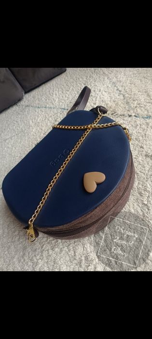 Nowa torebka obag moonlight navy blu