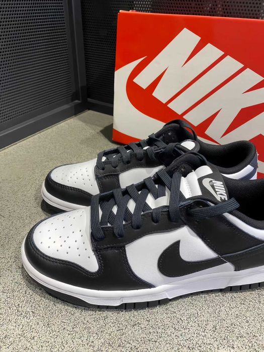 Buty Nike dunk czarno białe R.43